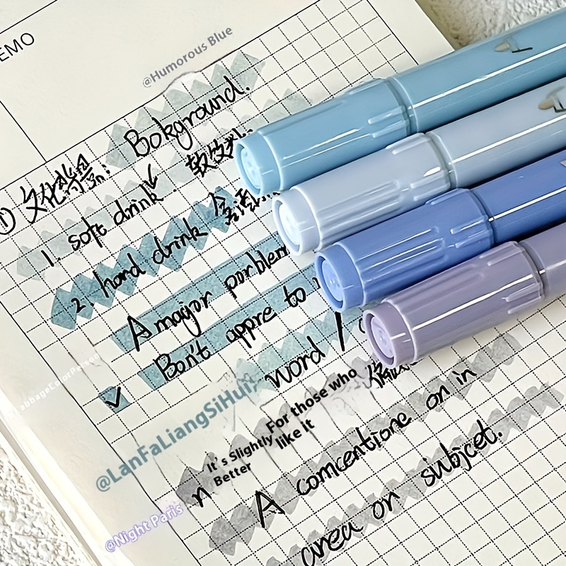 Office High Tech - 2 Sets of 4 Blue Gradient