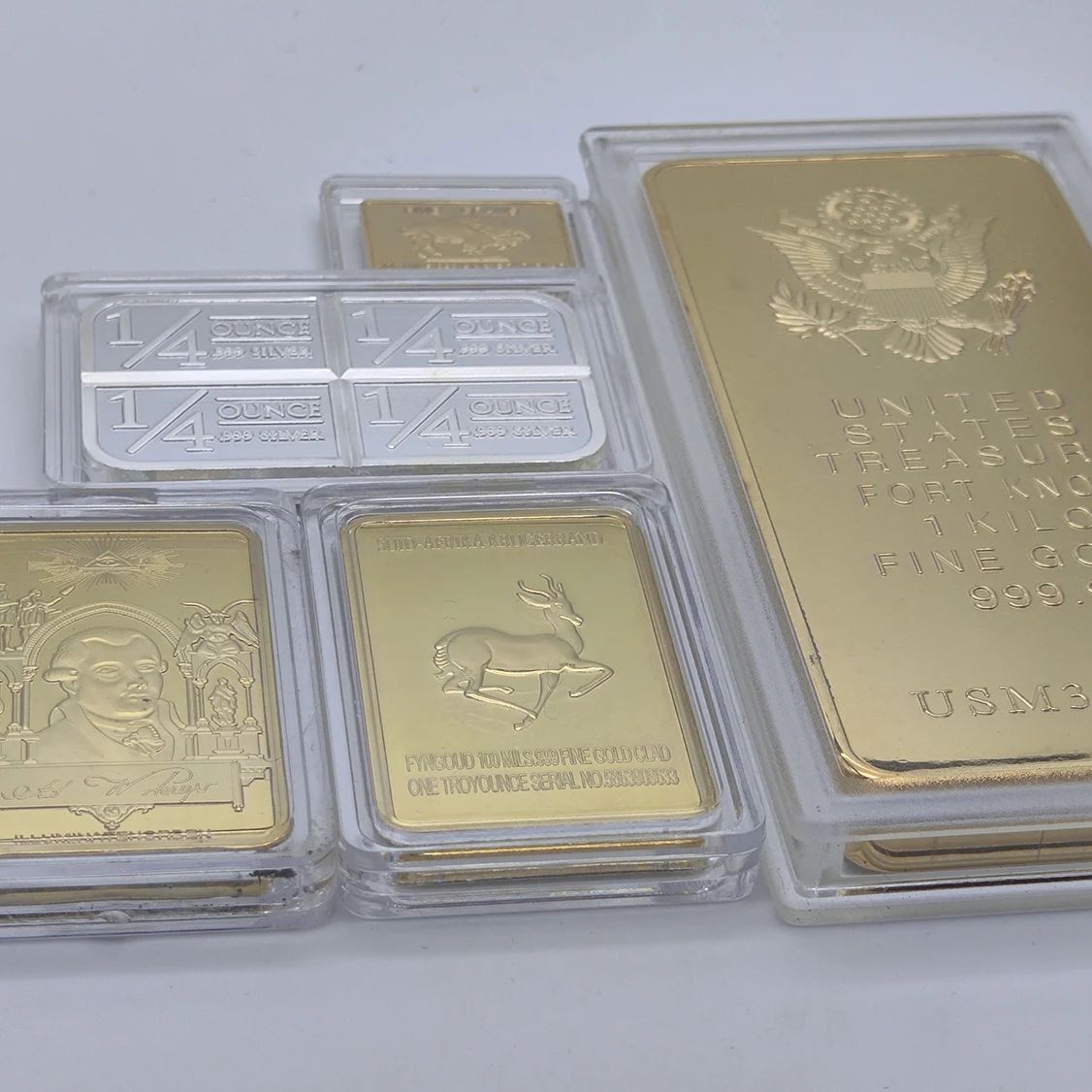 10 Pcs Gold Bar Protective She - đánh giá và giá Office Hi Tech