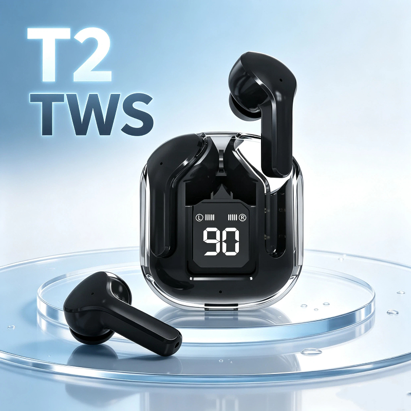 New T2 Bluetooth headset wirel - đánh giá và giá Office Work Tech