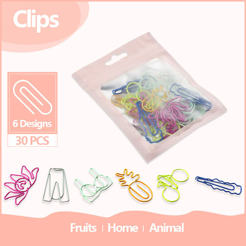 30 PCS Kawaii Paper Clips Book - đánh giá và giá Office Hi Tech