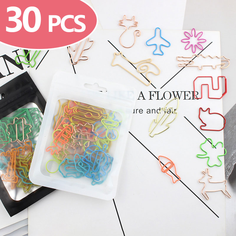 30 PCS Kawaii Paper Clips Book - đánh giá và giá Office Hi Tech